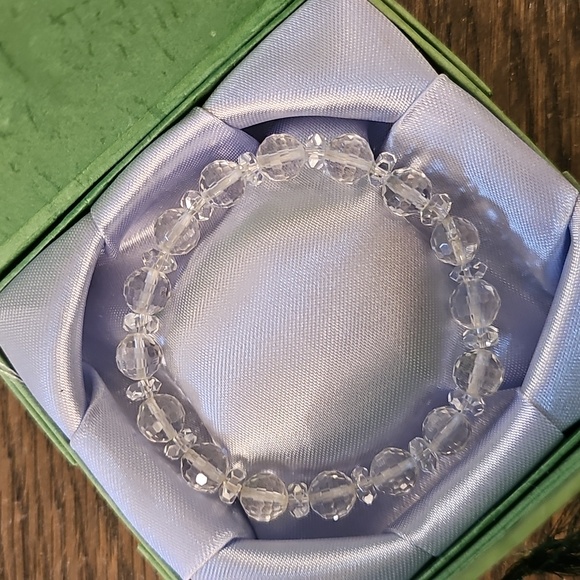 Beaded Clear Bracelet - Picture 4 of 4